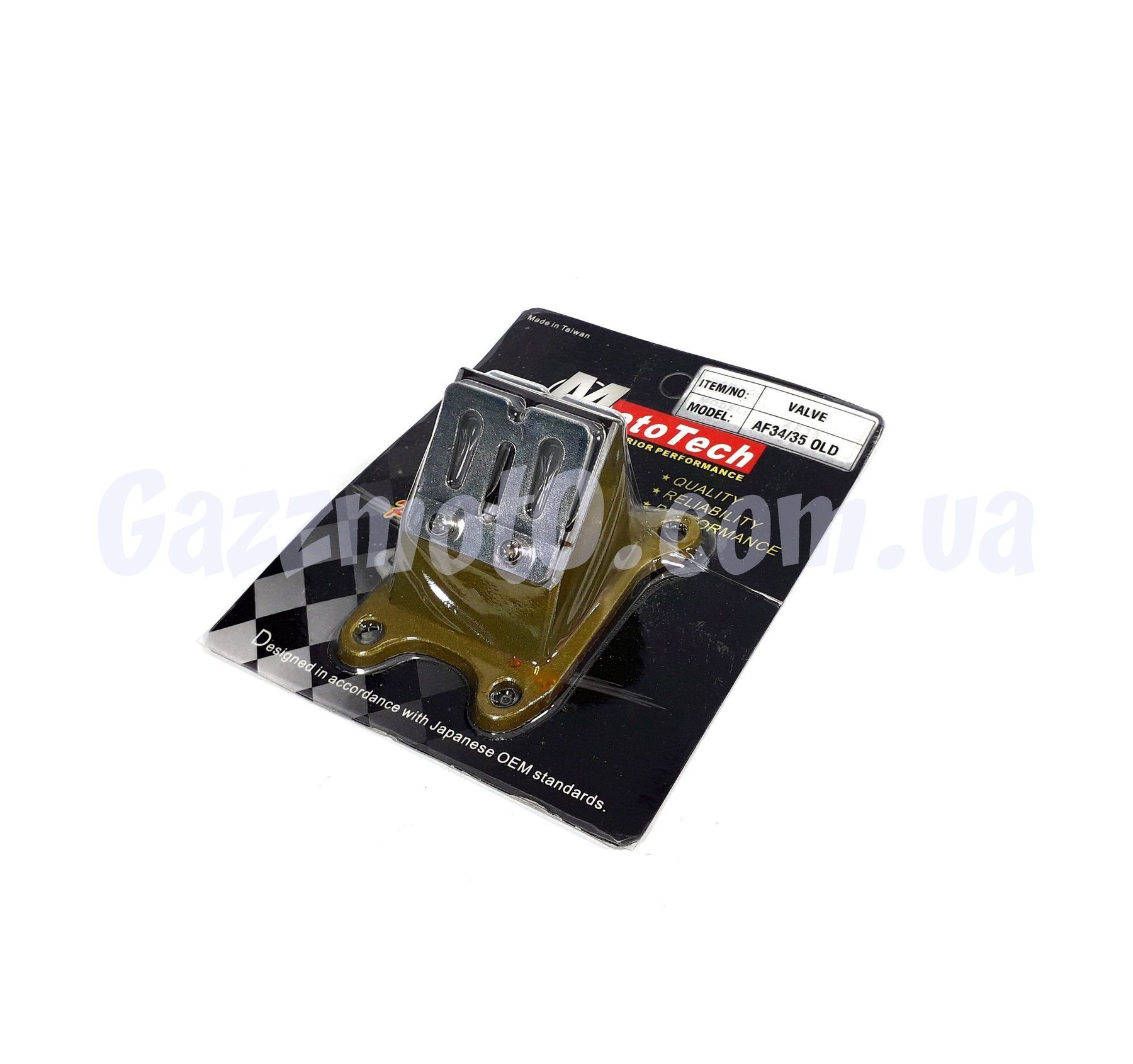 Лепестковый клапан Honda Dio 34, 35, Cesta на 4 болта, Mototech