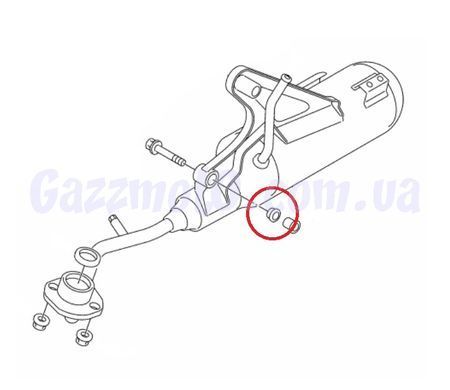 Втулка глушника Yamaha GEAR, VOX, BWS. Оригінал 3B3-E4445-00, Yamaha