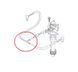 Тройник масляной системы Suzuki LETS, ADDRESS. Оригинал 16879-16F00, Suzuki