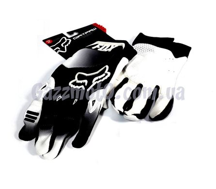 Перчатки Fox Dirtpaw (038) M, L, XL (черно-белые)