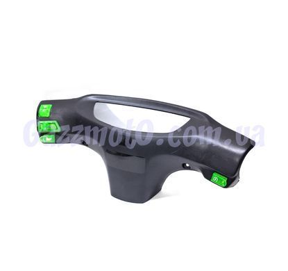 Кнопки САЛАТОВЫЕ, комплект Honda DIO 27/28/34/35. Полупрозрачные, Honda