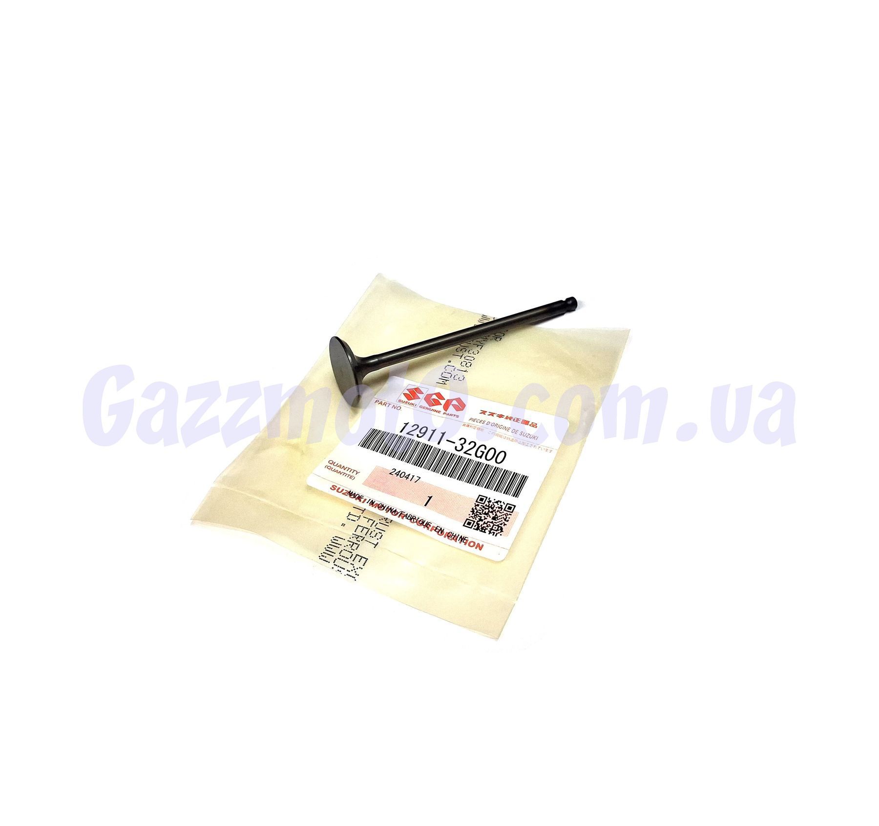 アキュドライブ4 Впускной клапан Suzuki Lets 4, 5, Address V50, оригинал 12911