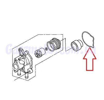 Прокладка помпы Honda DIO AF56; ZOOMER AF58; SCOOPY; GYRO. Оригинал 19216-GET-000, Honda, 50сс