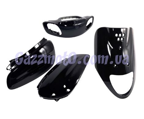 Yamaha JOG SA-01; Комплект пластику, чорний, Yamaha