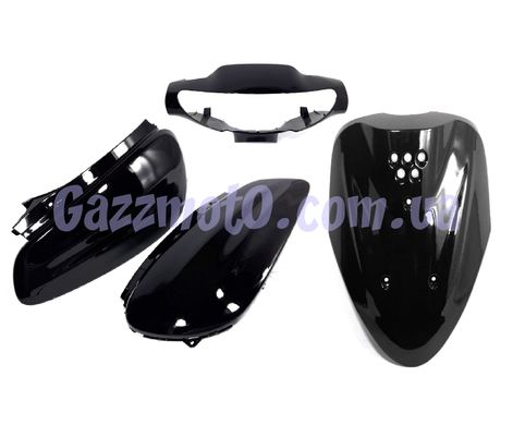 Yamaha JOG SA-12, ZII; Комплект пластику чорний, Yamaha