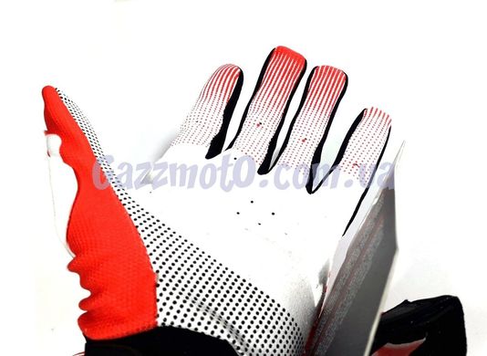 Перчатки Fox Dirtpaw (035) M, L, XL (черно-бело-красные)