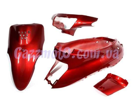 Комплект пластика Yamaha Jog SA 24, Basic Jog, BJ Бордовый Цена