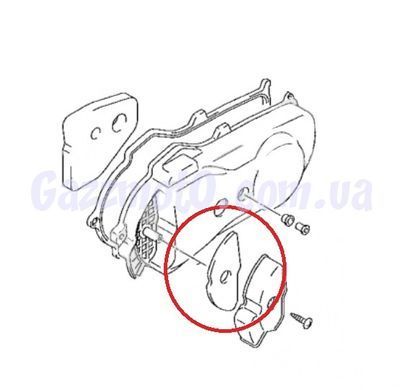 Фильтр вариатора Suzuki LETS 4, 5; ADDRESS V50. Оригинал , Suzuki, 50сс