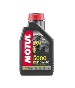 4T MOTUL 5000 10W40. Масло, полусинтетика 1L, 4Т Масло, Полусинтетика, 10W40