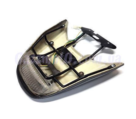 Спойлер в сборе Honda DIO 56/57. Carbon, Honda