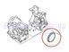 Прокладка, кольцо картера Honda DIO AF56; ZOOMER AF58; SCOOPY. Оригинал 11309-GEE-000, Honda, 50сс