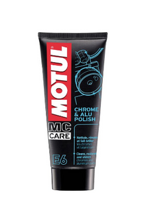 MOTUL E6 CHROME & ALU POLISH. Полироль для хрома, алюминия, 100ml